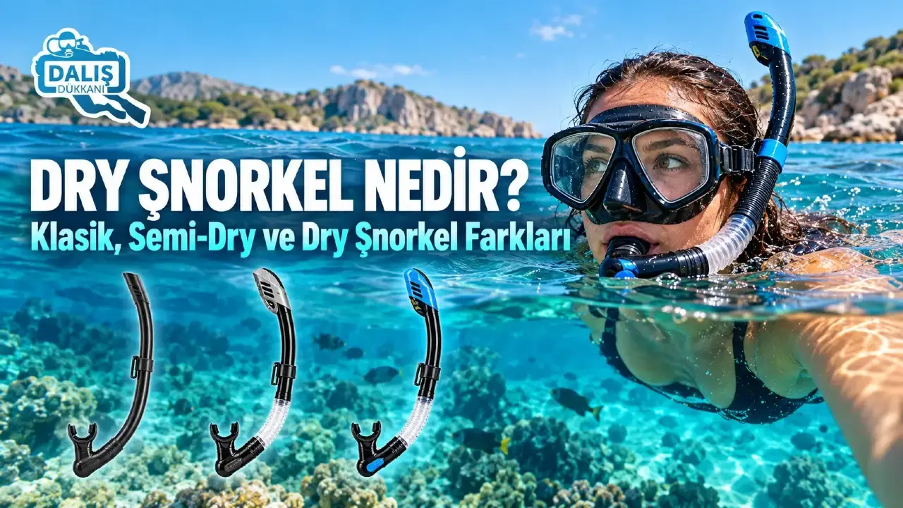 Dry Şnorkel Nedir? Klasik, Semi-Dry ve Dry Şnorkel Farkları