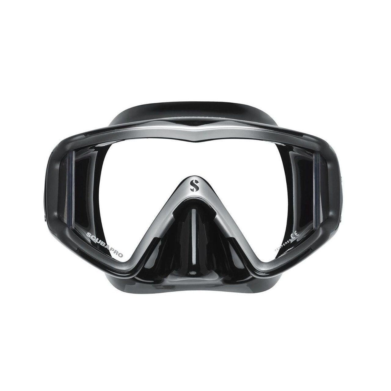 Scubapro Crystal Vu Maske Siyah/Gri