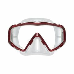 Scubapro Crystal Vu Maske Şeffaf/Kırmızı