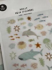 Deniz Temalı Sticker Seti