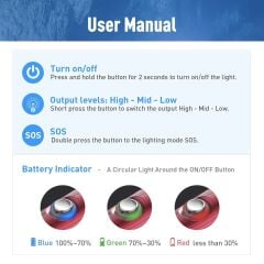 Divepro S10 Profesyonel Su Altı Feneri