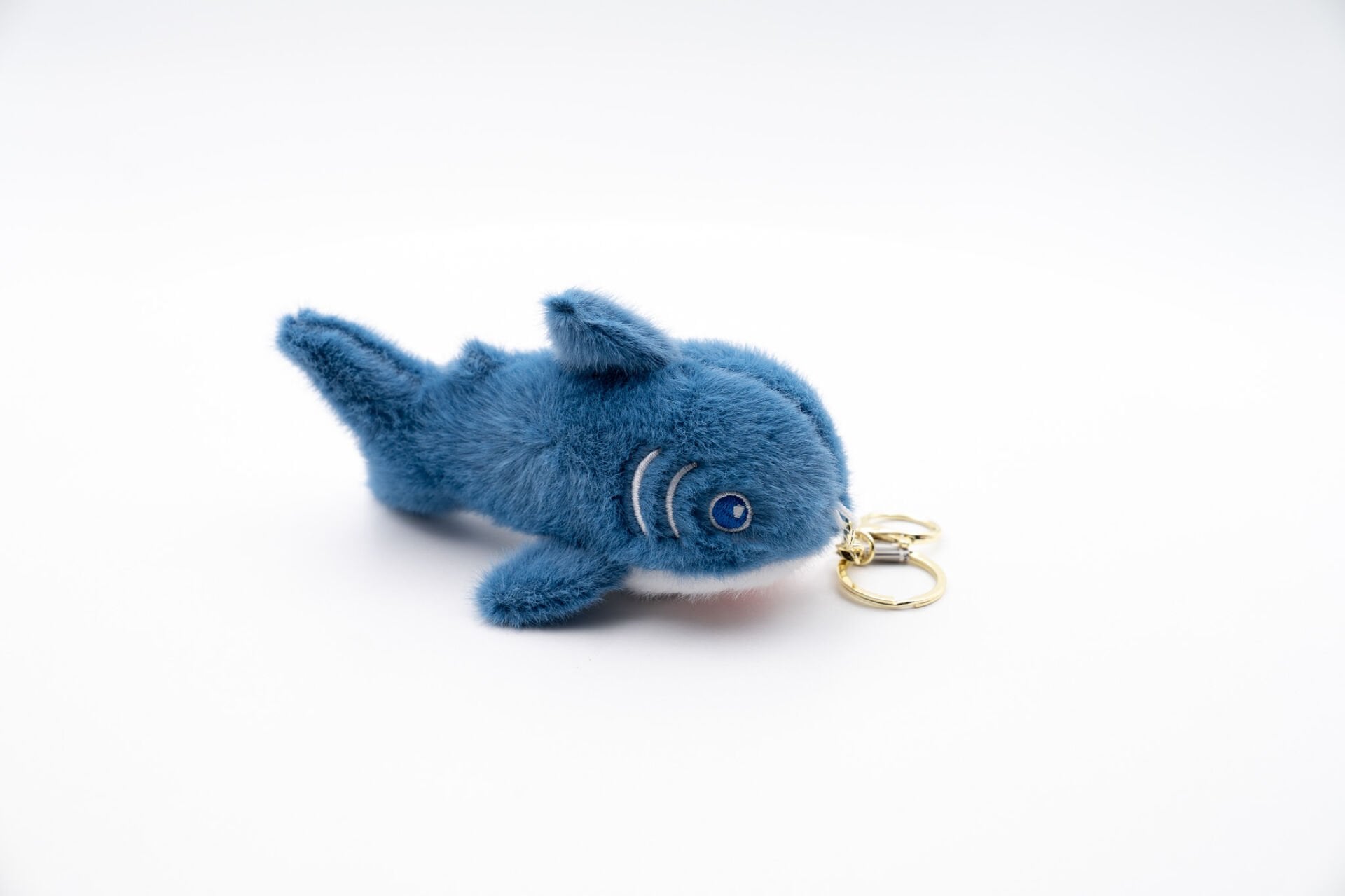 Köpek Balığı Anahtarlık Çanta Charm Mavi