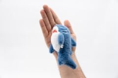 Köpek Balığı Anahtarlık Çanta Charm Mavi