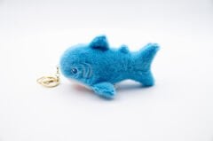 Köpek Balığı Anahtarlık Çanta Charm Turkuaz