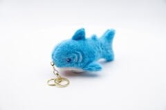 Köpek Balığı Anahtarlık Charm Turkuaz