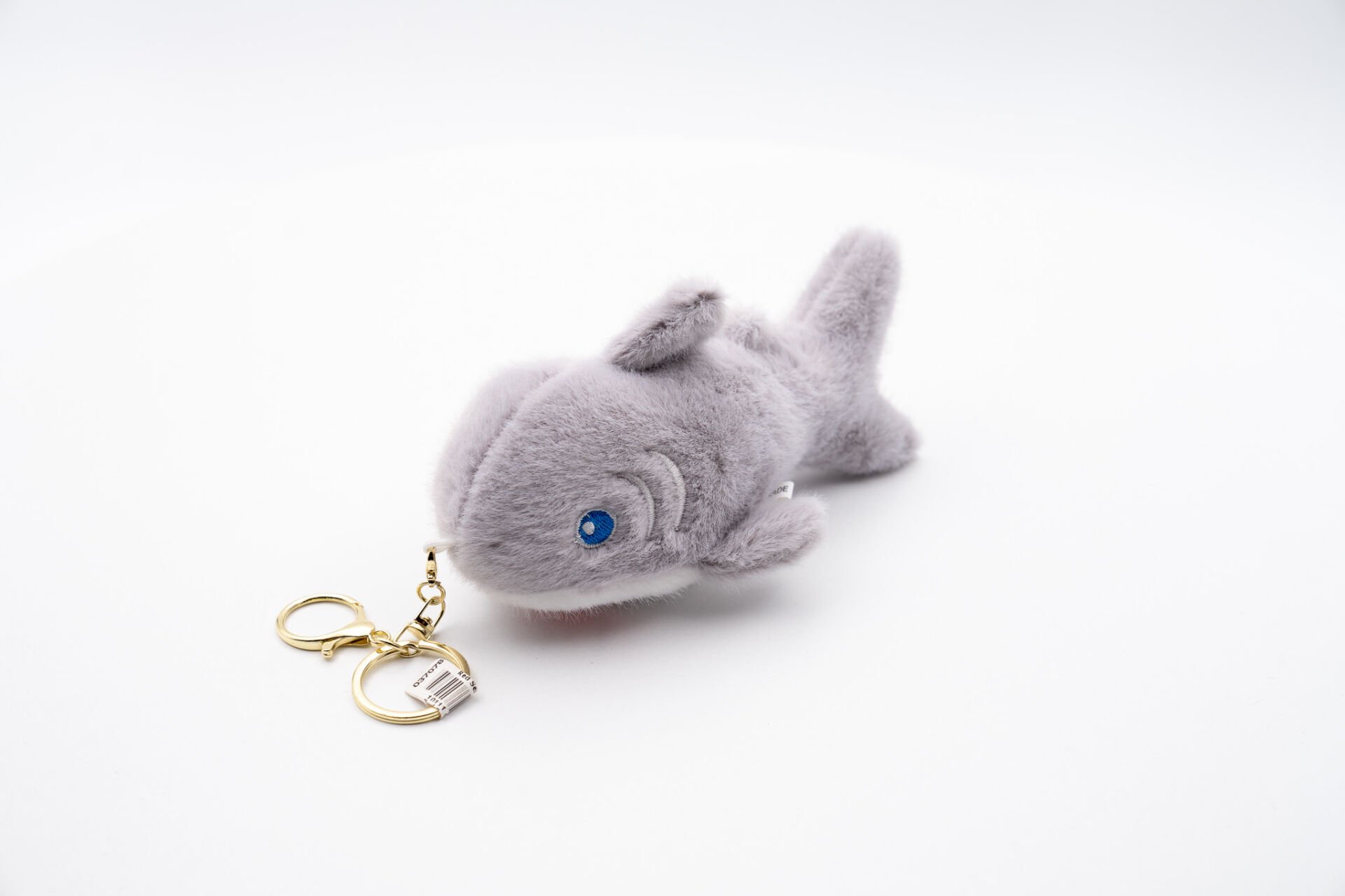 Köpek Balığı Anahtarlık Çanta Charm Gri