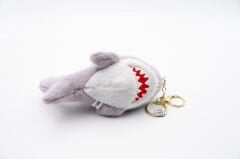 Köpek Balığı Anahtarlık Çanta Charm Gri