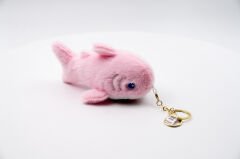 Köpek Balığı Anahtarlık Charm Pembe