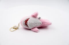 Köpek Balığı Anahtarlık Charm Pembe