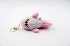 Köpek Balığı Anahtarlık Charm Pembe