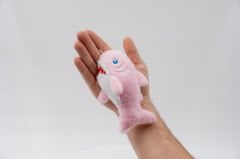 Köpek Balığı Anahtarlık Charm Pembe