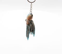 Ahtapot Anahtarlık Çok Renkli