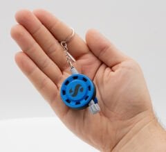 Dalış Regülatör Anahtarlık Mavi