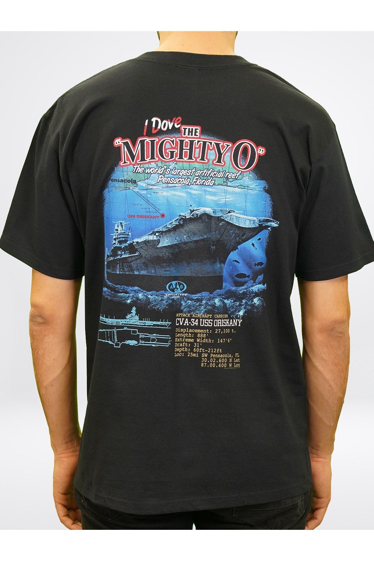 Mighty Black Dalış T-shirt