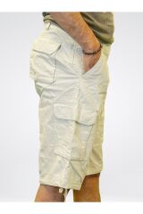 Kargo Şort Stone S - Kirli Beyaz