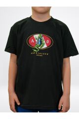 Frog Flag Black Çocuk T-shirt