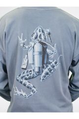 Frog Dalış Sweatshirt M - Mavi