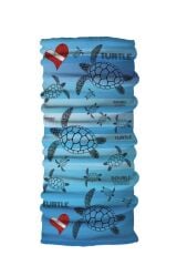 Kaplumbağa Desenli Buff Bandana