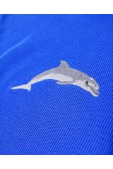 Yunus Balığı Nakışlı Kapüşonlu Sweatshirt