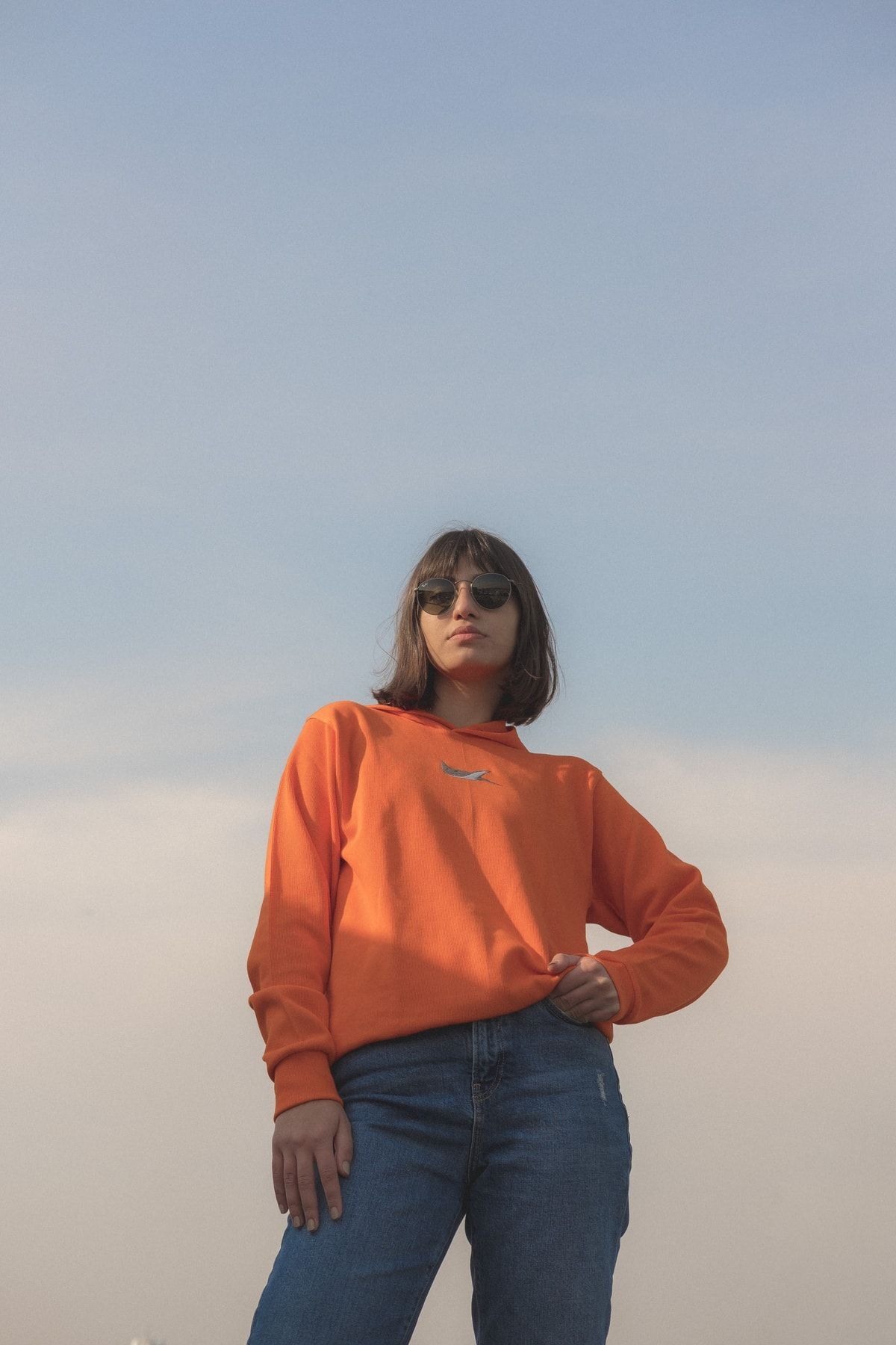 Vatoz Nakışlı Kapüşonlu Sweatshirt