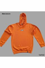 Vatoz Nakışlı Kapüşonlu Sweatshirt