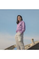 Istakoz Nakışlı Kapüşonlu Sweatshirt