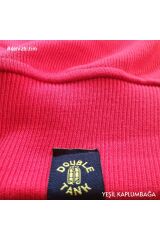 Deniz Kaplumbağası Nakışlı Kapüşonlu Sweatshirt XL - Kırmızı