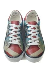 Tüplü Dalış Tasarımlı Vegan Deri Ayakkabı