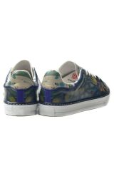 Deniz Kaplumbağası Tasarımlı Vegan Deri Ayakkabı 41 - Desenli