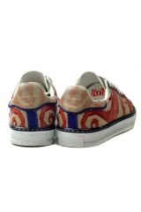 Denizatı Tasarımlı Vegan Deri Ayakkabı 40 - Desenli