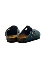 Köpekbalığı Tasarımlı Vegan Deri Sandalet Terlik 35 - Desenli