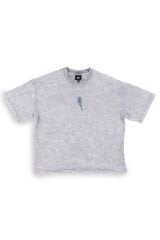 Whale Shark Nakışlı Yıkamalı Oversize T-Shirt