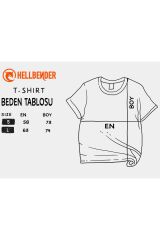 Köpekbalığı Nakışlı Yıkamalı Oversize T-Shirt S - Siyah