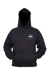 Diver Oversize Hoodie S - Siyah