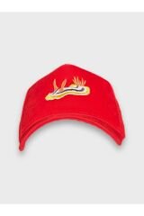 Deniz Tavşanı Şapka Standart - Kırmızı