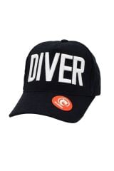 Dalgıç Kabartmalı Nakışlı ® Şapka Siyah