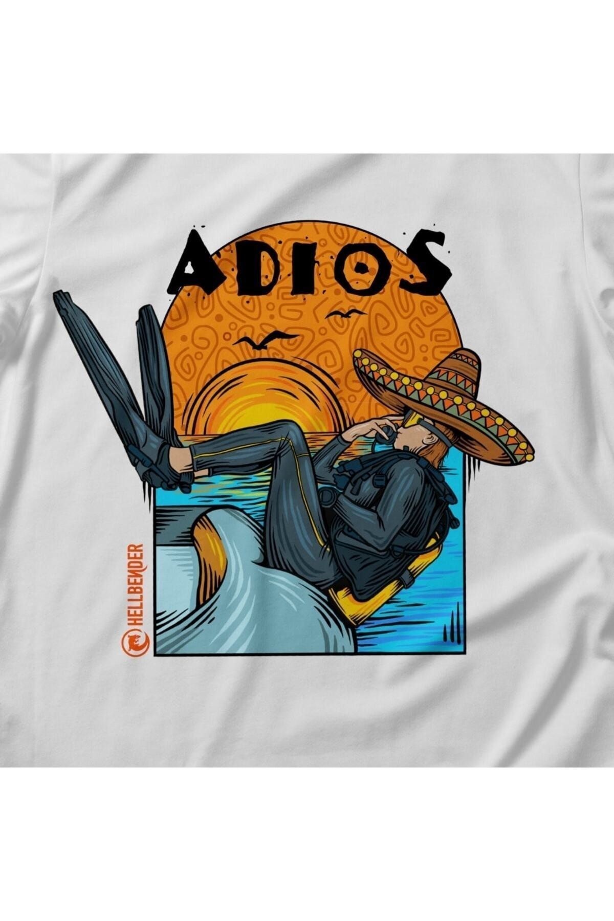Adios Dalış Temalı T-Shirt