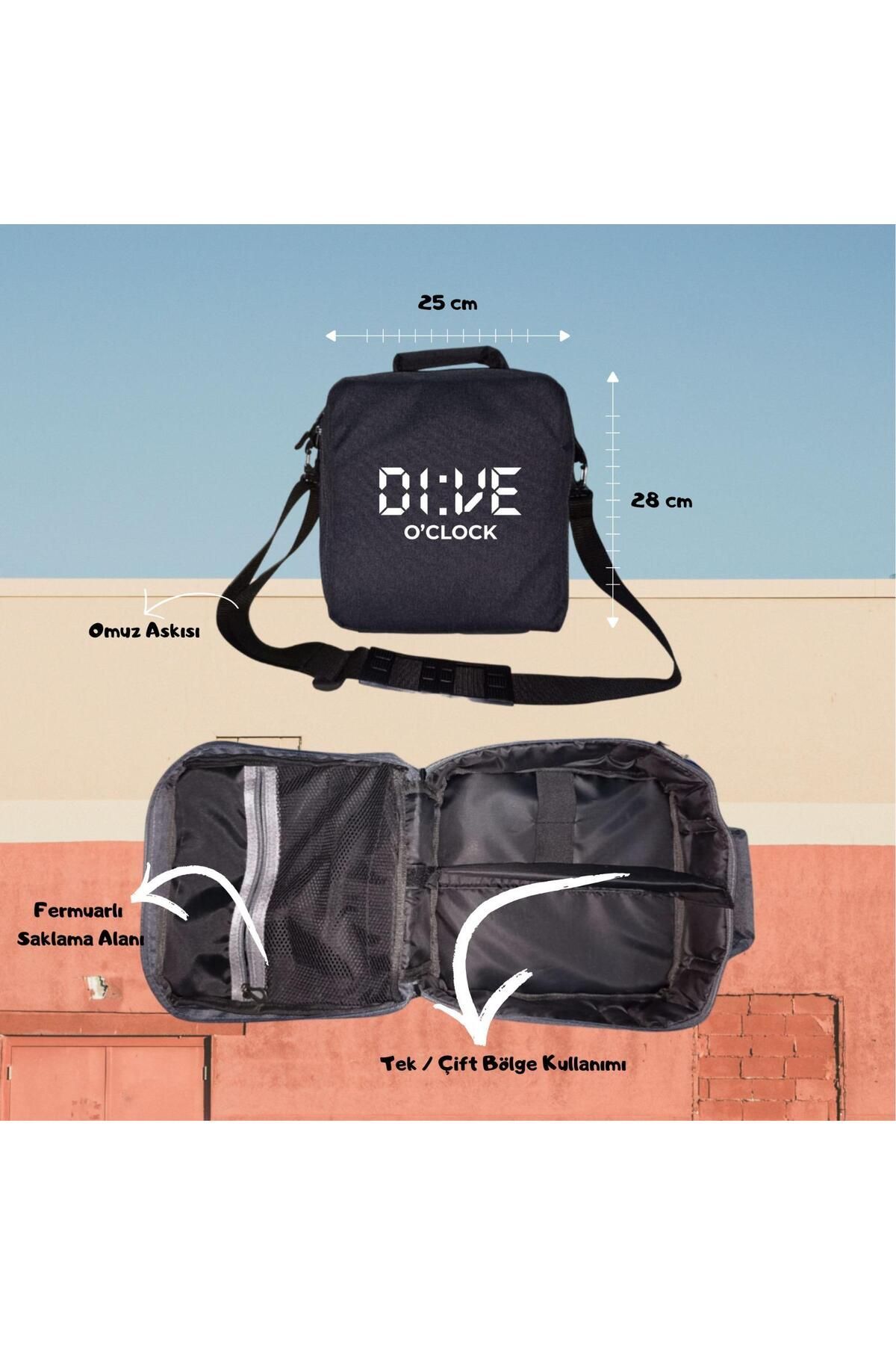 Dive O'clock Temalı Dalış Aksesuar Çantası M2-Bag