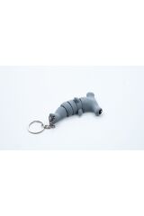Hammerhead Çekişbaş Köpekbalığı  Anahtarlık Gri