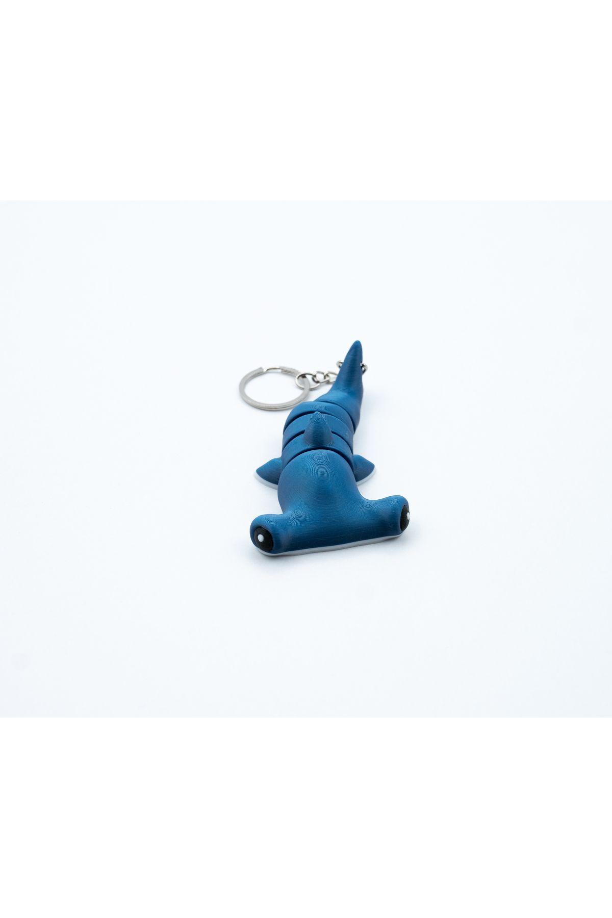 Hammerhead Çekişbaş Köpekbalığı  Anahtarlık 8 - Sedefli Mavi