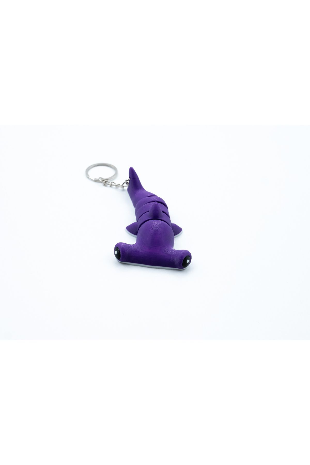 Hammerhead Çekişbaş Köpekbalığı  Anahtarlık 8 - Mor