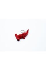 Hammerhead Çekişbaş Köpekbalığı  Anahtarlık Kırmızı
