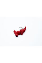 Hammerhead Çekişbaş Köpekbalığı  Anahtarlık Kırmızı