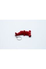 Hammerhead Çekişbaş Köpekbalığı  Anahtarlık Kırmızı