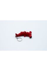 Hammerhead Çekişbaş Köpekbalığı  Anahtarlık Kırmızı