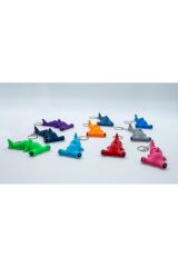 Hammerhead Çekişbaş Köpekbalığı  Anahtarlık Kırmızı