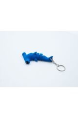 Hammerhead Çekişbaş Köpekbalığı  Anahtarlık Mavi
