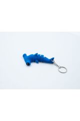 Hammerhead Çekişbaş Köpekbalığı  Anahtarlık Mavi