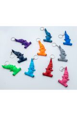 Hammerhead Çekişbaş Köpekbalığı  Anahtarlık Turkuaz