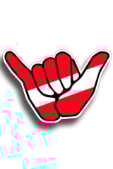 Dalış Hang Loose Sticker